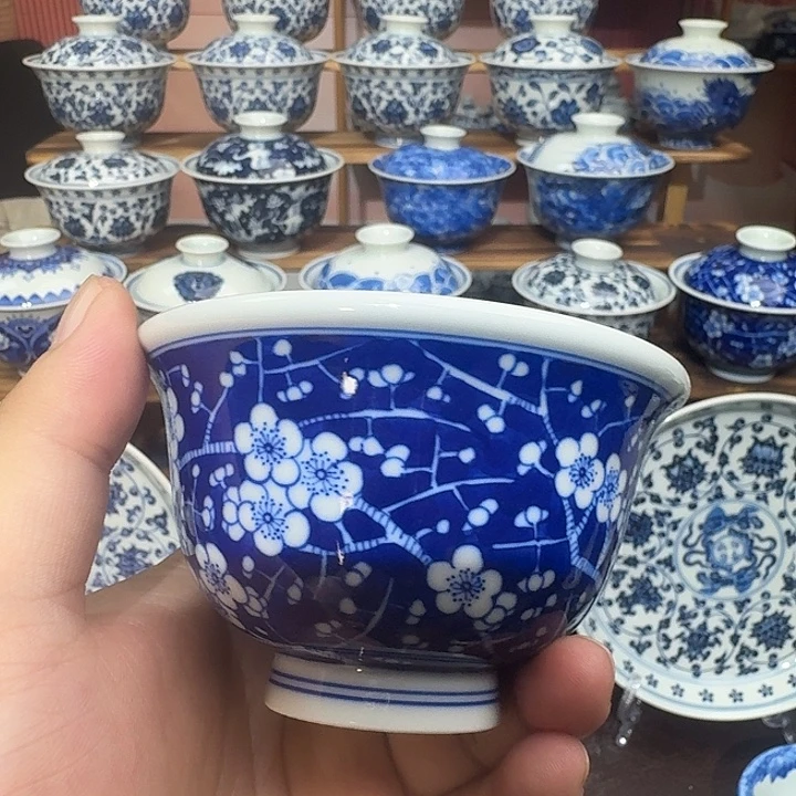 杯子纯手工手绘柴窑5