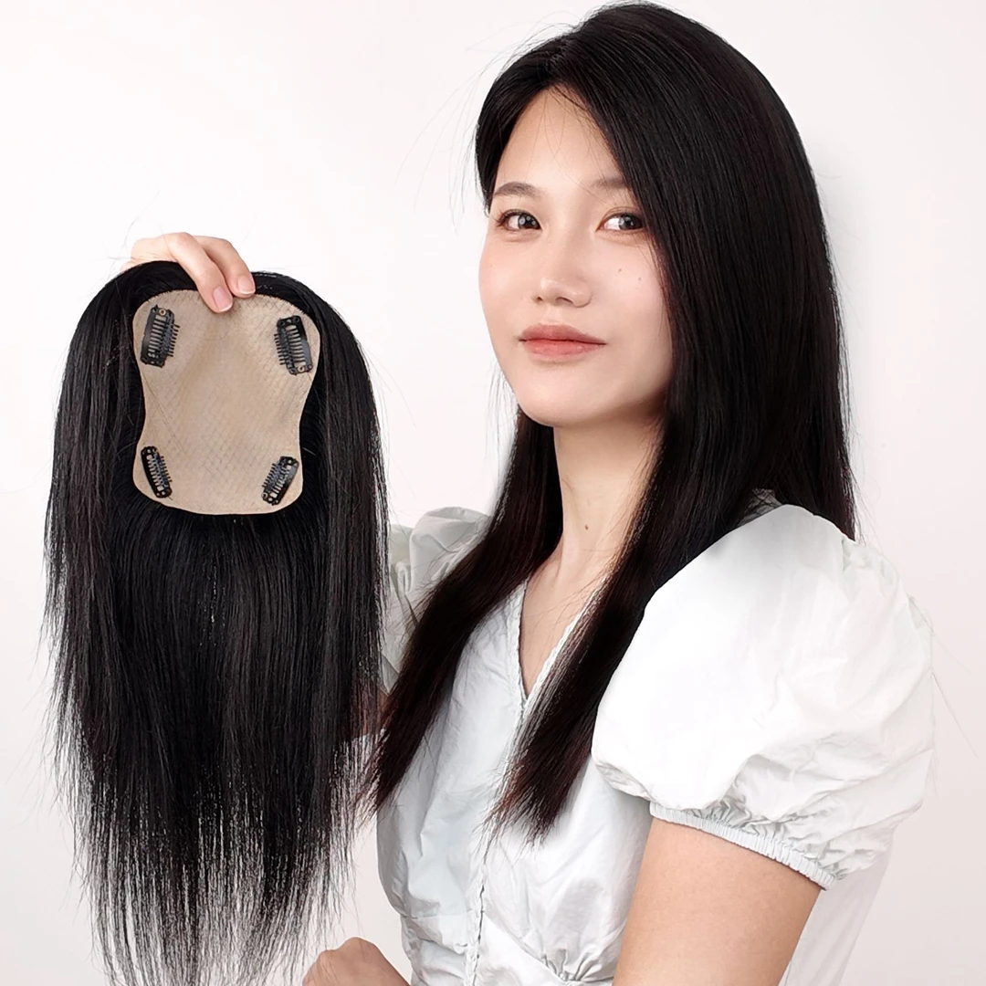 有你所爱-1012高颅顶神器真人发发丝头顶逼真补发片大发量