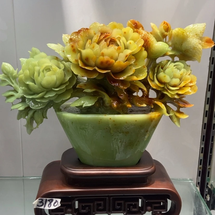 【闪购商品】未镶嵌蛇纹石玉（覆膜）珠宝奇石