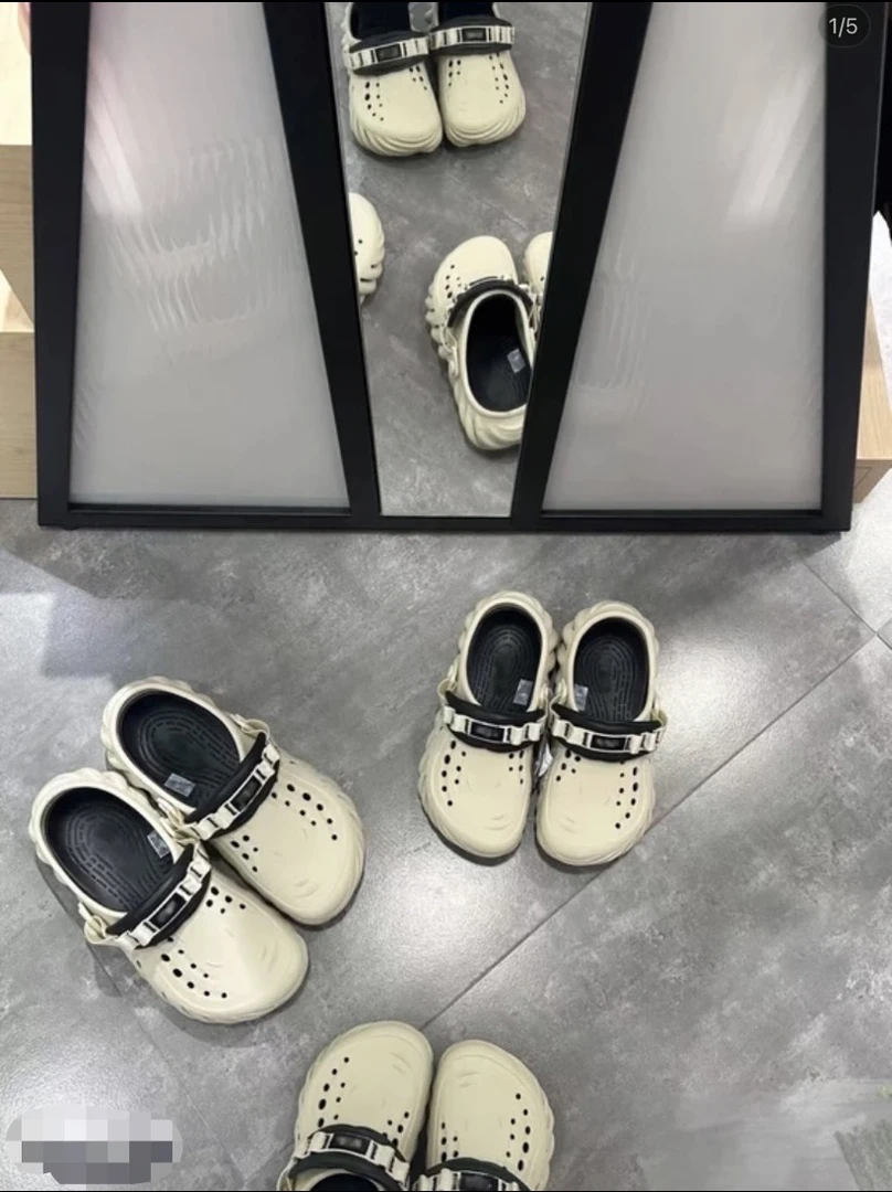 【波波款】少女洞洞鞋踩屎感diy舒适休闲百搭ins防滑夏季拖鞋