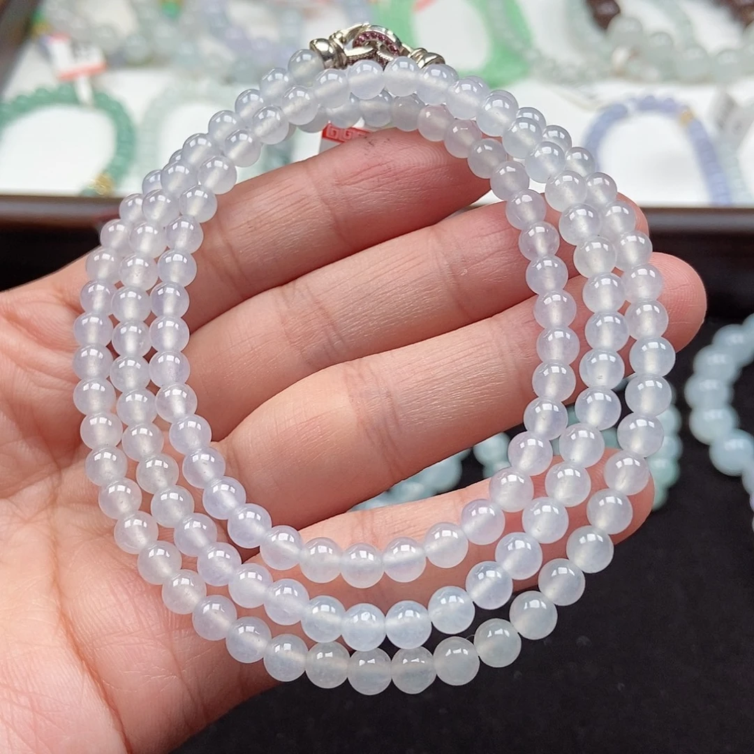 翡翠未镶嵌手串卡5