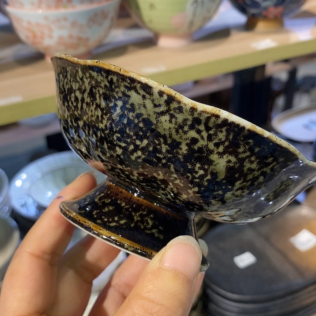 瓷片日本进口美浓烧点心钵1只装