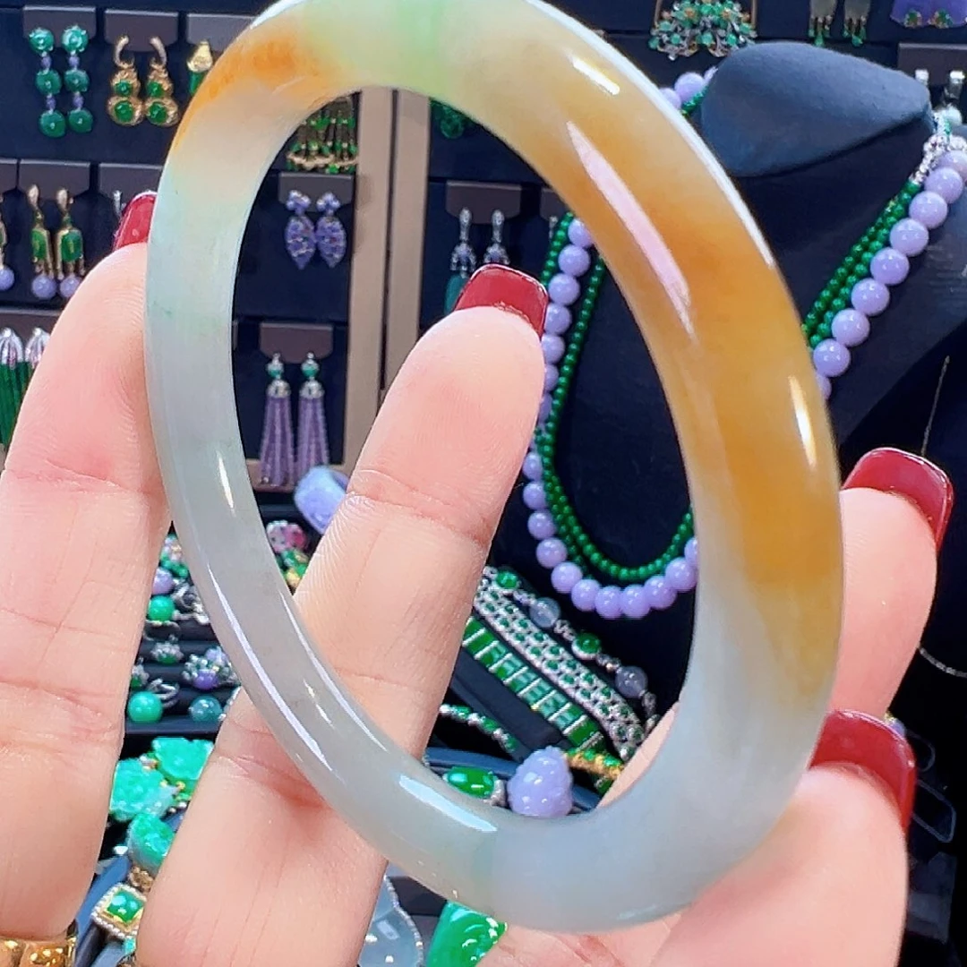 翡翠未镶嵌手镯签收后24小时鉴赏期