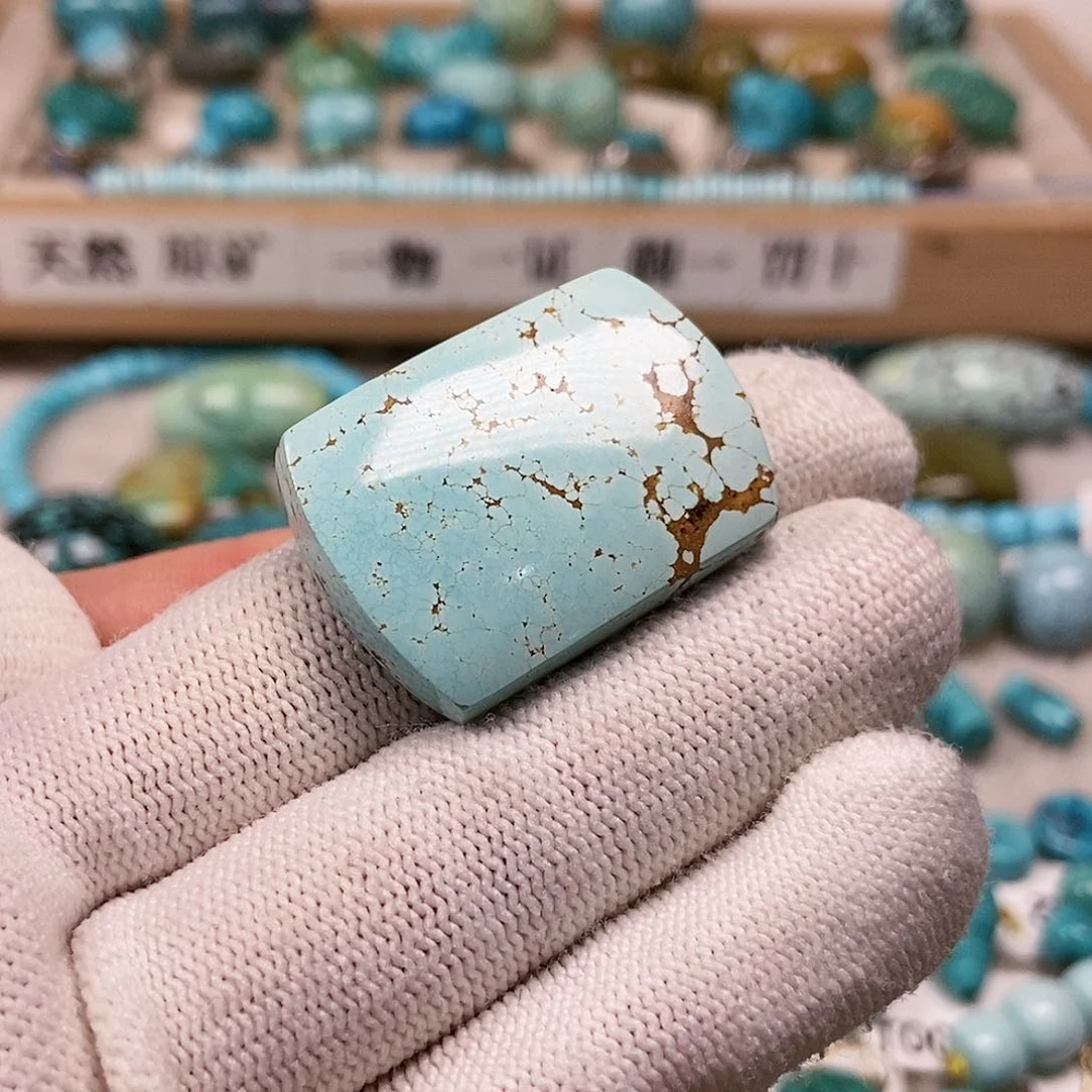 未镶嵌绿松石珠宝半成品