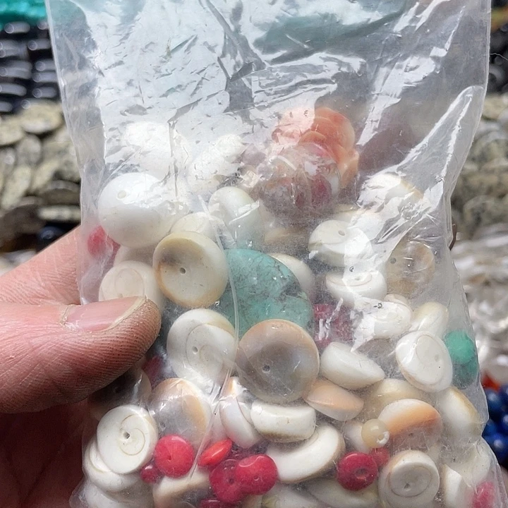 玛瑙/玉髓珠宝半成品未镶嵌啊*一包螺