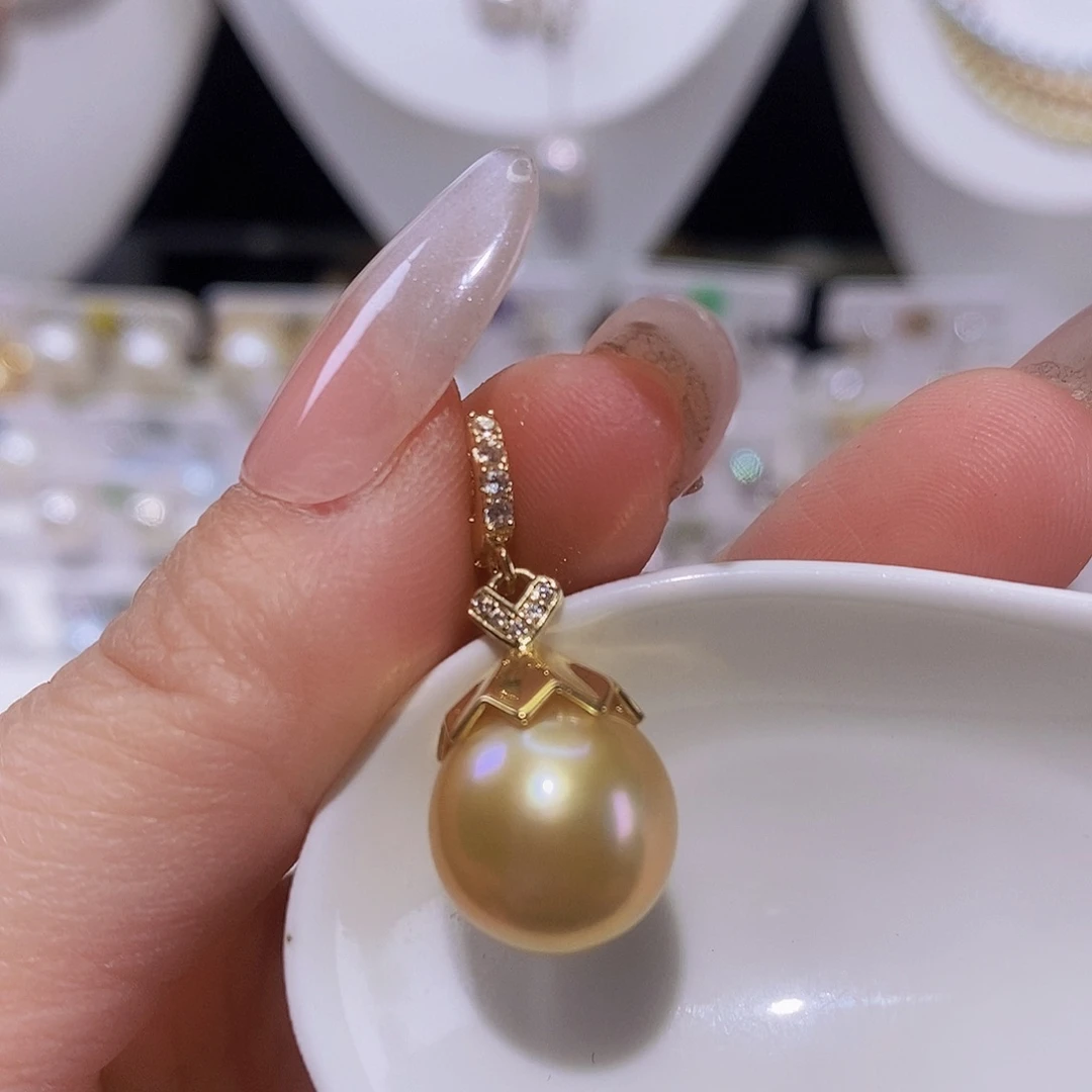 淡水珍珠颈饰银S925镶嵌