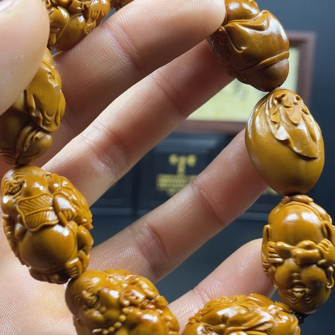 橄榄核手串弥勒 手串儿