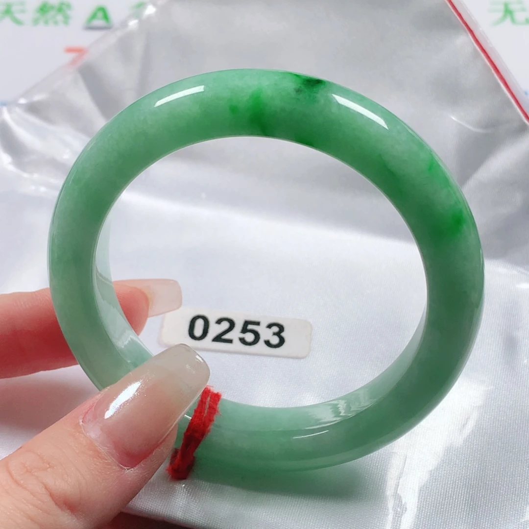 未镶嵌手镯翡翠天然翡翠手镯0253