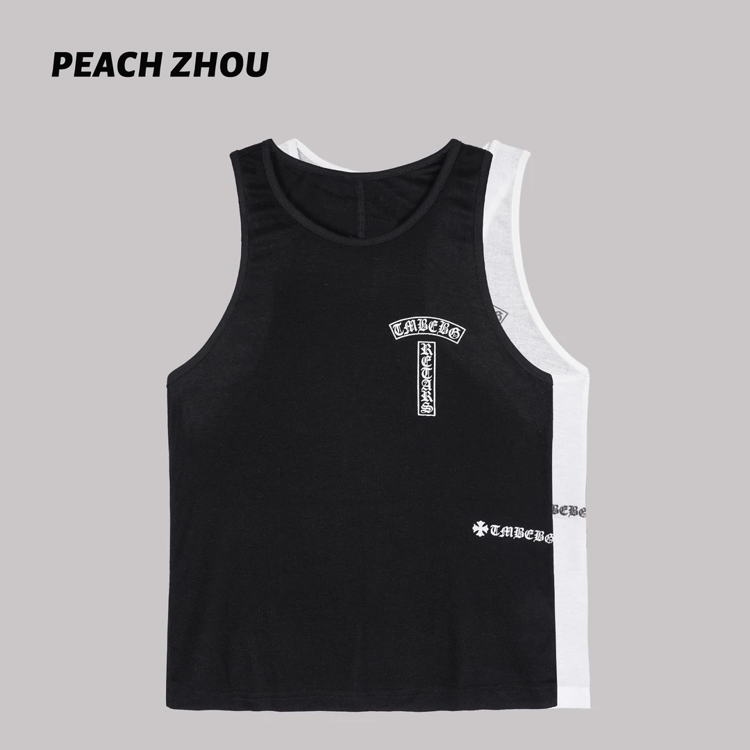 『PEACHZHOU』莱赛尔绵羊毛梵文中线弹力修身背心内搭叠穿吊带上衣