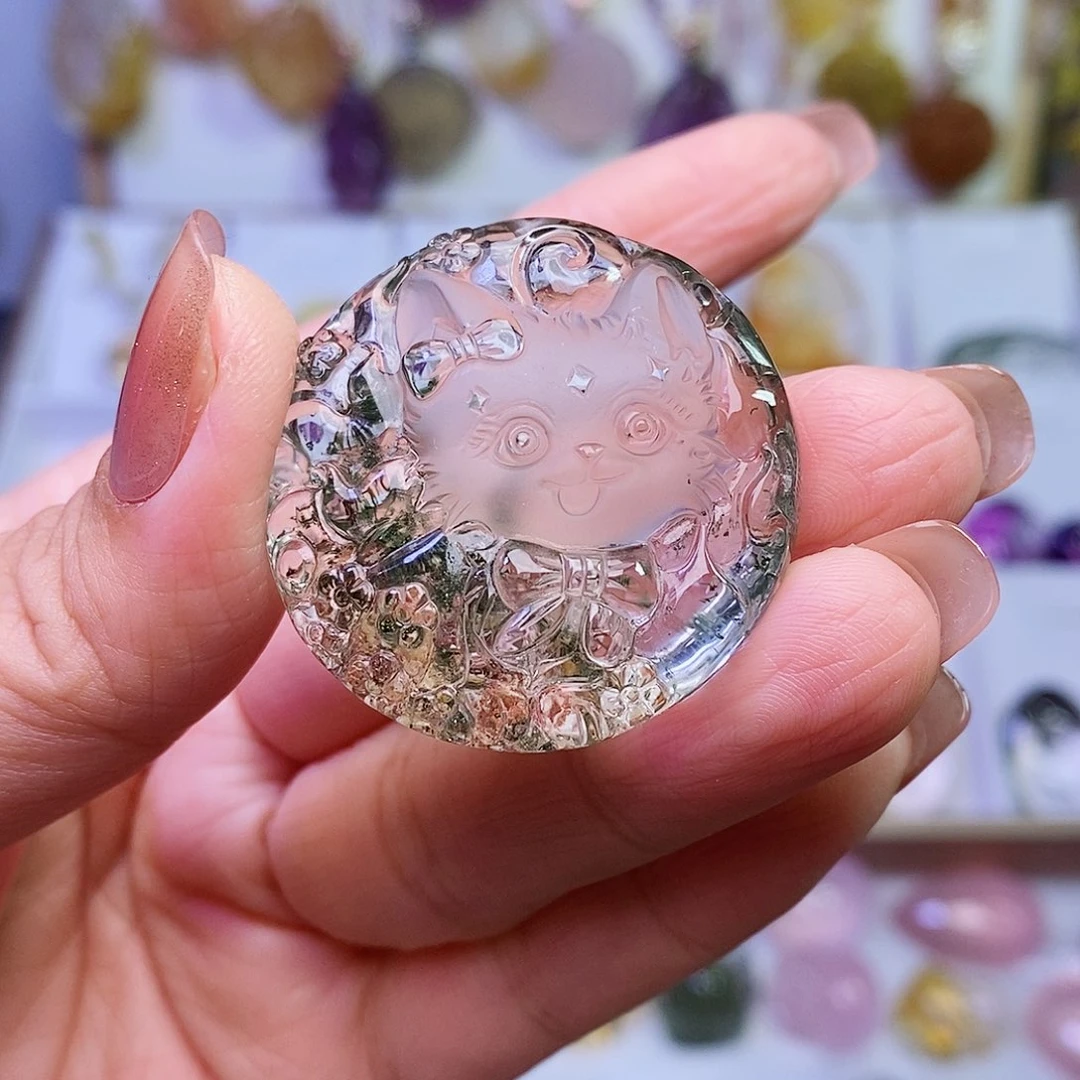 未镶嵌吊坠(赠链)水晶