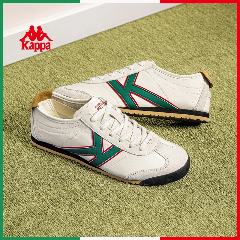 Kappa卡帕2025秋季运动百搭时尚德训鞋潮流皮面板鞋K0FW55MM81CJ