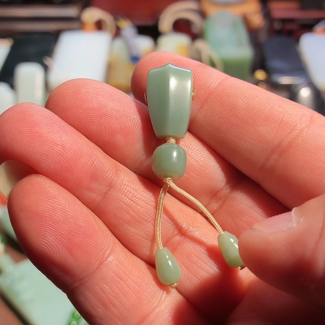 和田玉（碧玉）未镶嵌套链