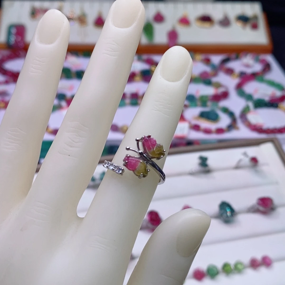 碧玺戒指未镶嵌碧玺A戒指