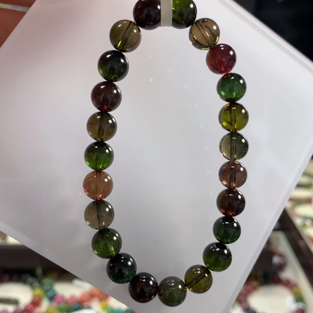 未镶嵌碧玺手链8.6左右