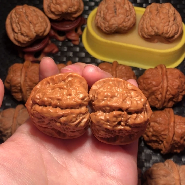 把件文玩核桃37四深开