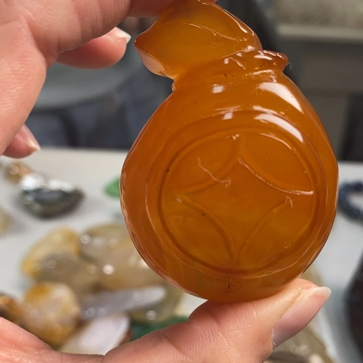 玛瑙/玉髓吊坠(不含链)未镶嵌