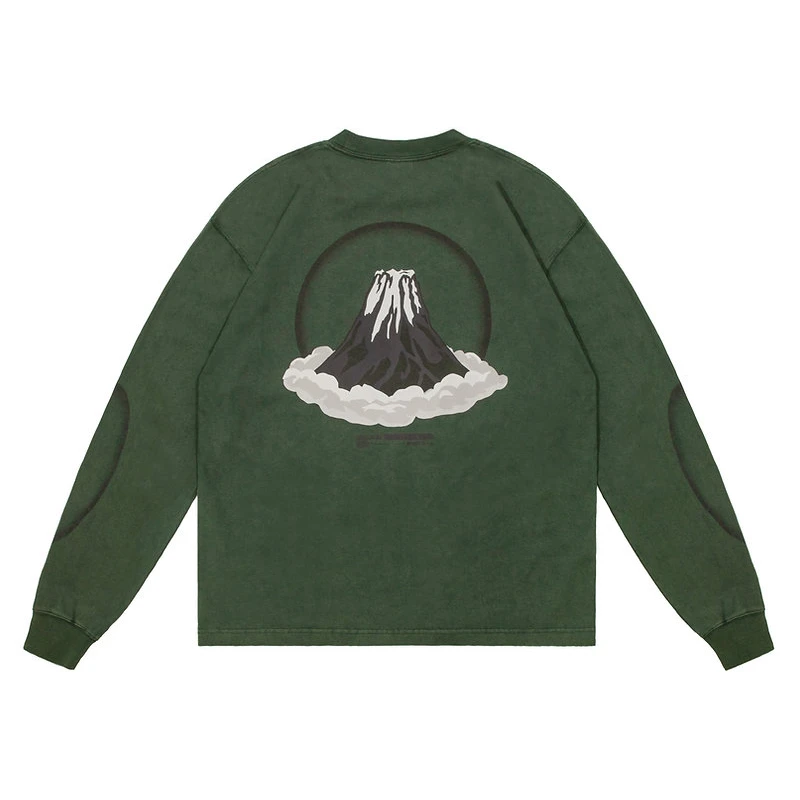 【DoubleCheck】VANDYTHEPINK Mountain Washed Logo富士山水洗长袖