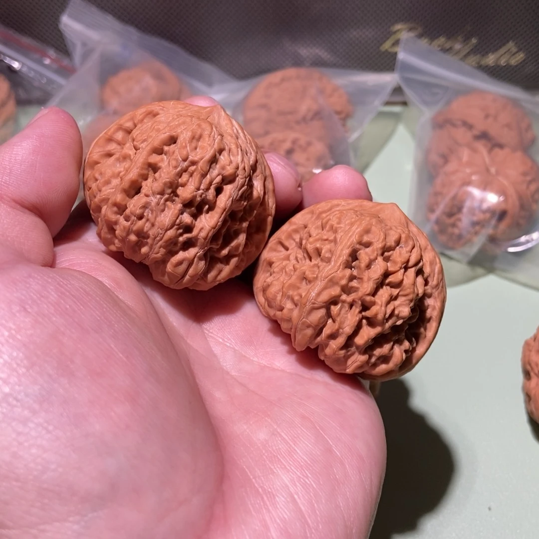 文玩核桃把件O****7全品43平谷凹底