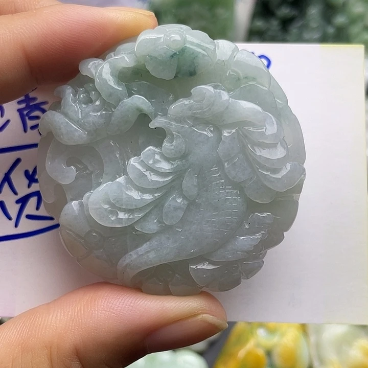 颈饰未镶嵌翡翠天然翡翠