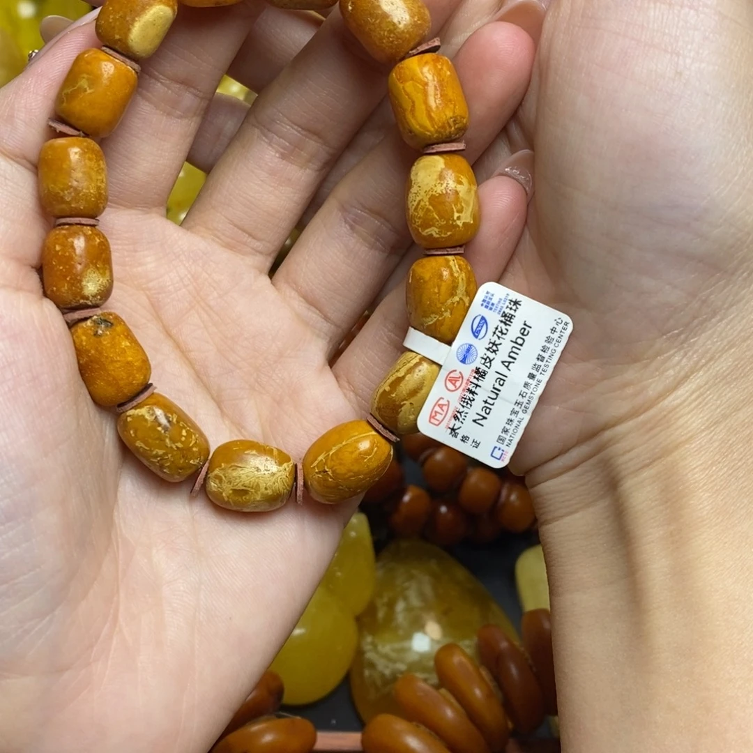 琥珀未镶嵌珠宝奇石蜜蜡