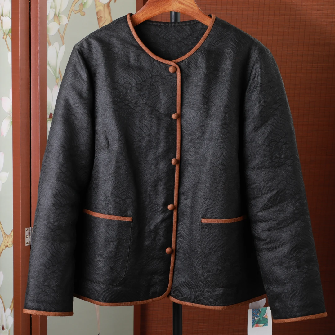 莹 新中式国风 棉服小香风外套391024