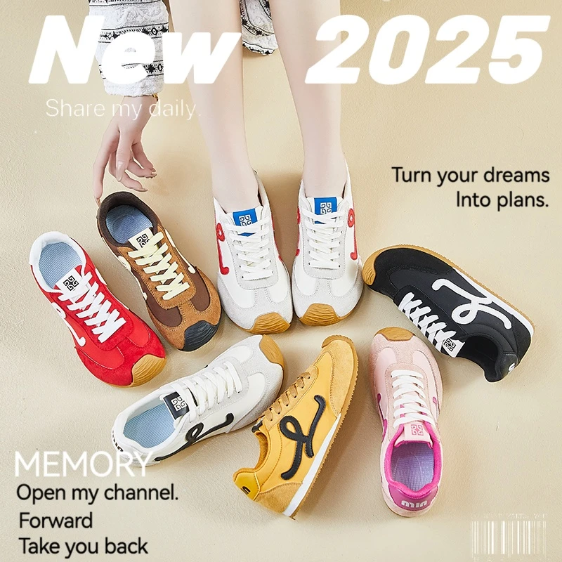 【外贸尾单】日系春季新款阿甘鞋女潮跑步运动休闲百搭夏季透气女鞋