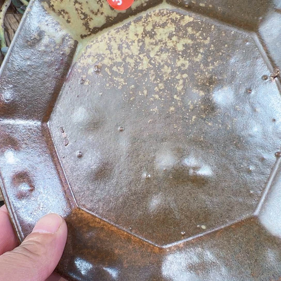 杯隔**叶388号柴烧果盘古称