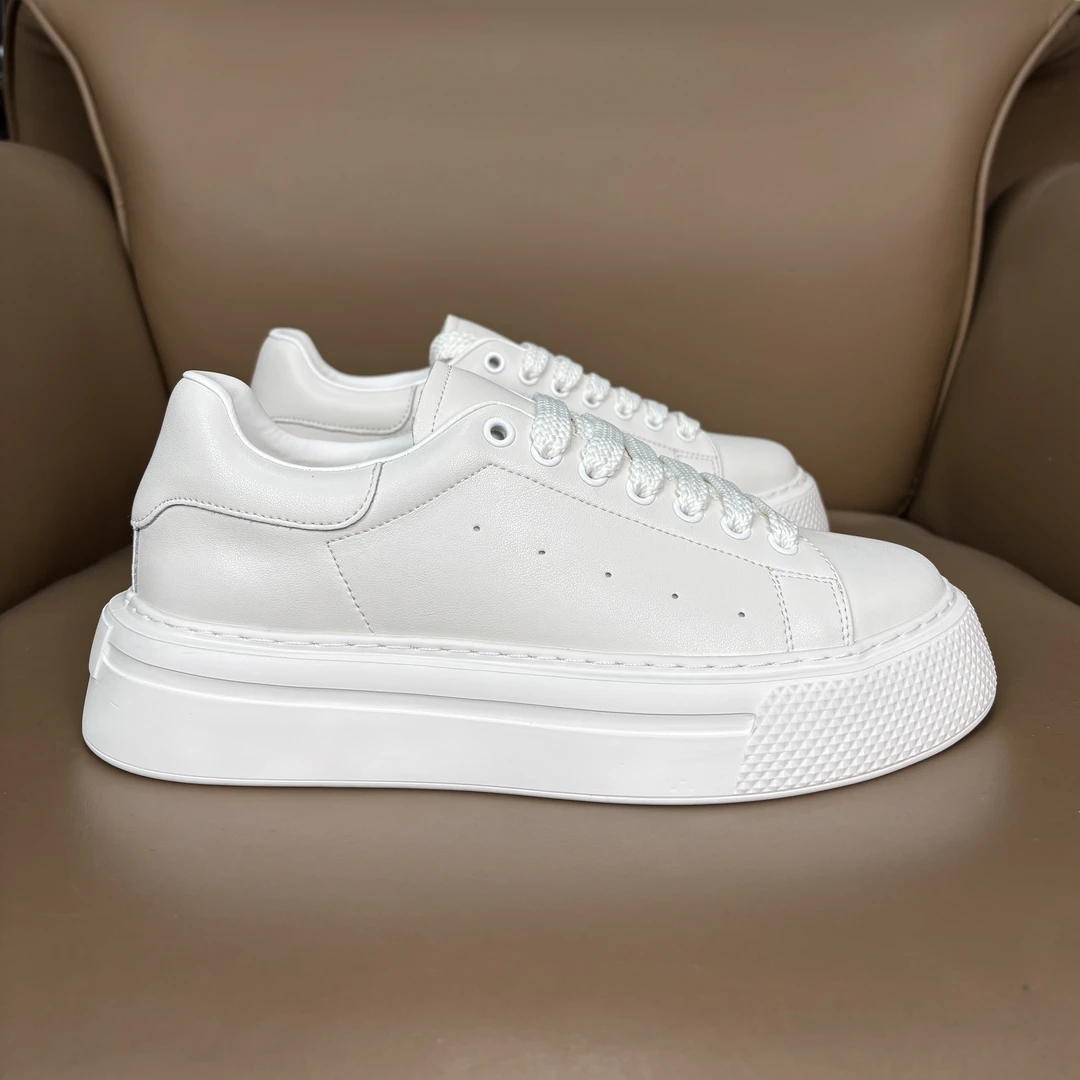 春季新款男款小白鞋男士百搭板鞋发泡底时尚休闲鞋厚底增高鞋子