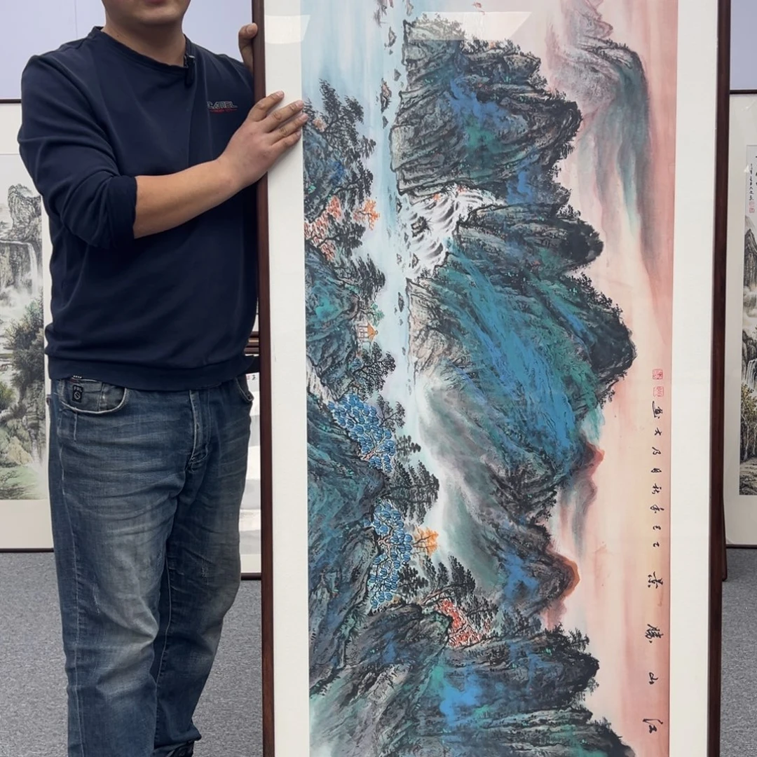 国画国画作品展览等210*80