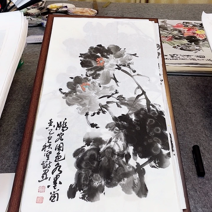 国画张圣敏先生纯手绘作品