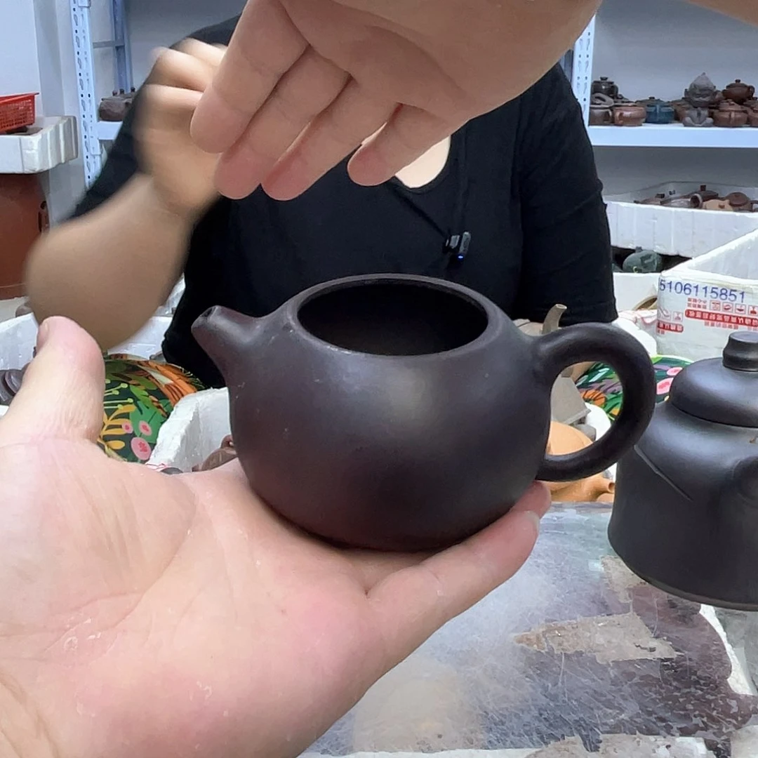 茶壶紫砂宜兴紫砂壶瑕疵