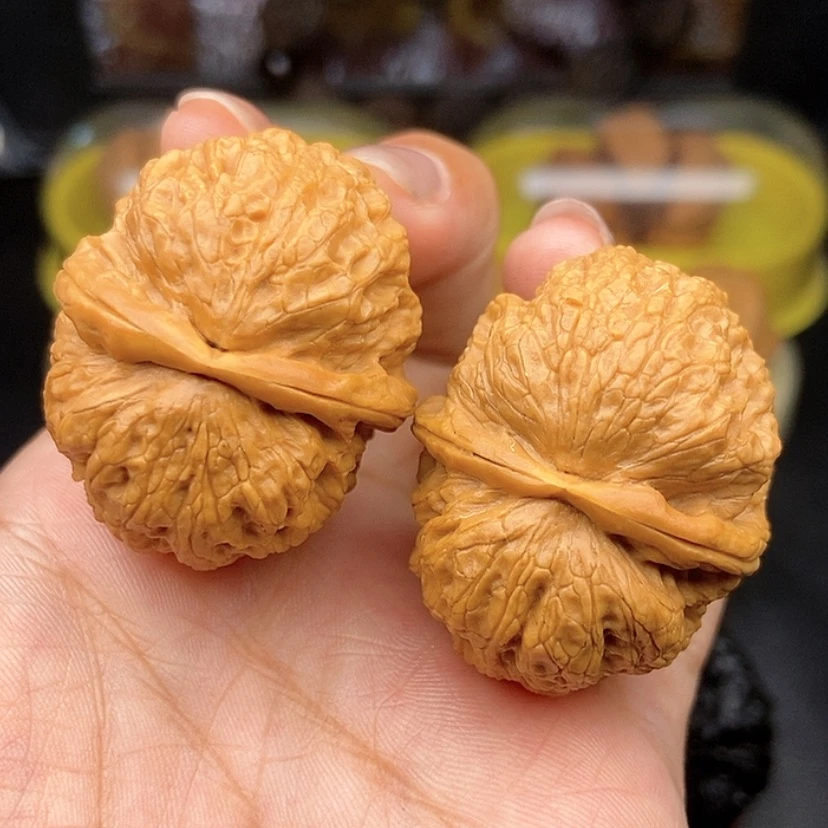 【闪购商品】文玩核桃把件39尺铁狮子头