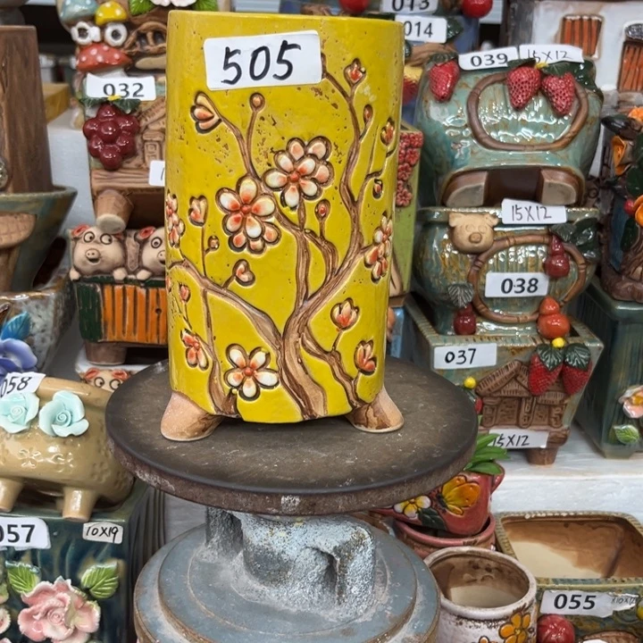 紫砂花盆粗陶材质多肉花盆