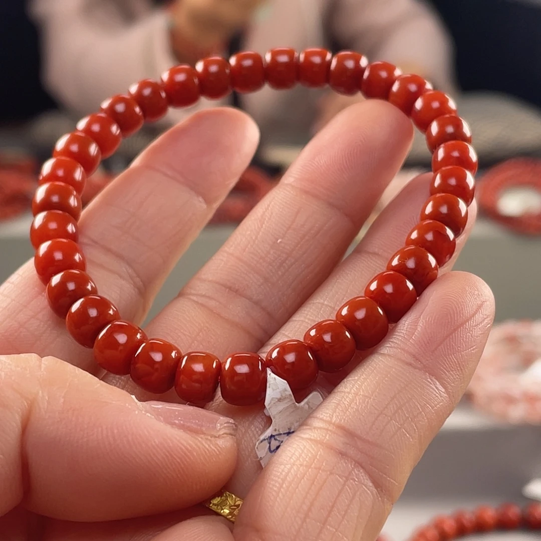 C***陈南红玛瑙未镶嵌手链