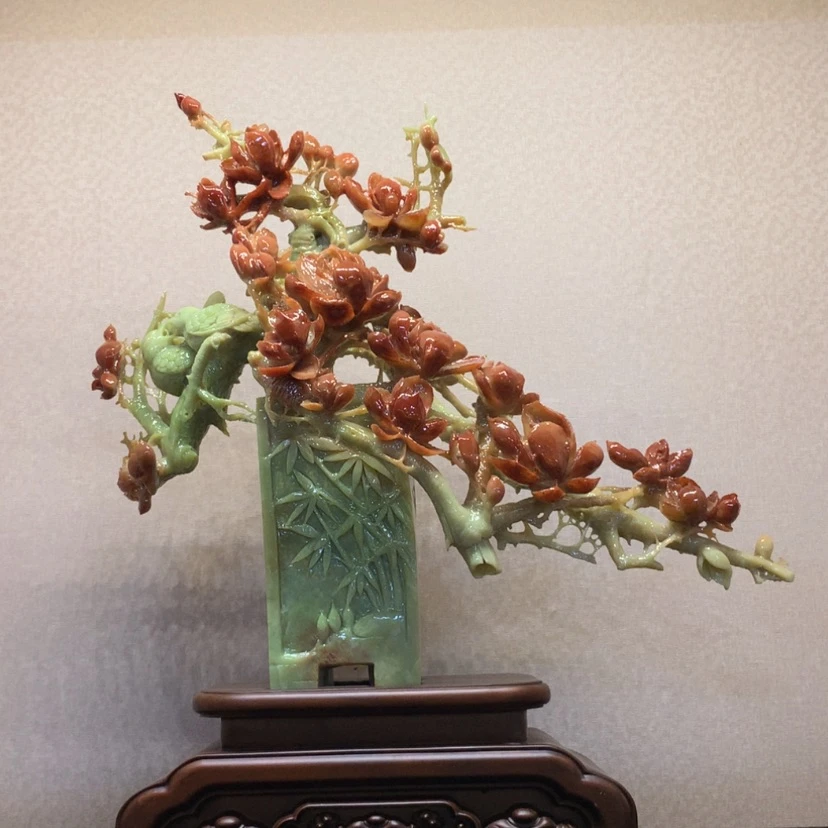 【闪购商品】未镶嵌蛇纹石玉摆件覆膜