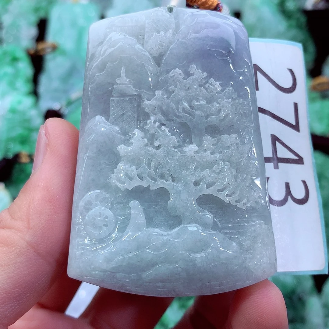 吊坠(不含链)未镶嵌翡翠