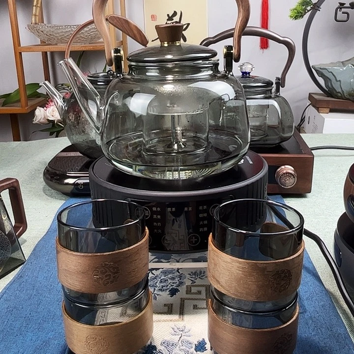 大肚壶加黑色炉加4杯