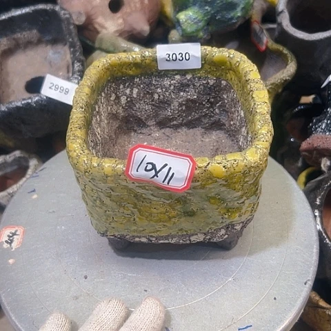 粗陶花盆手工花盆制作