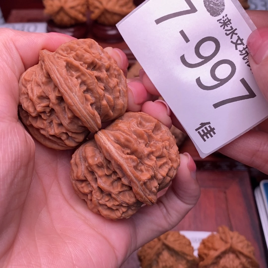 把件文玩核桃43四座楼