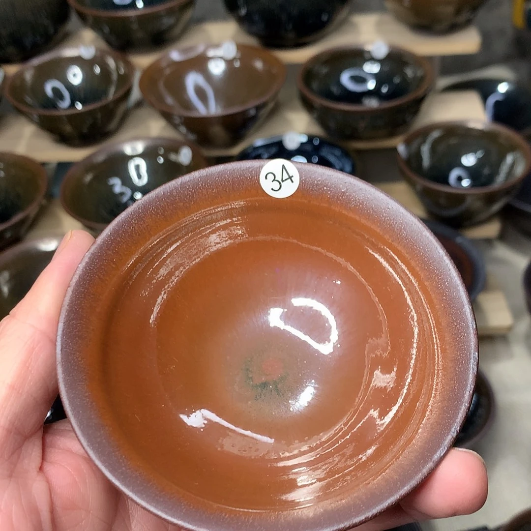 茶盏34原矿建盏主人杯