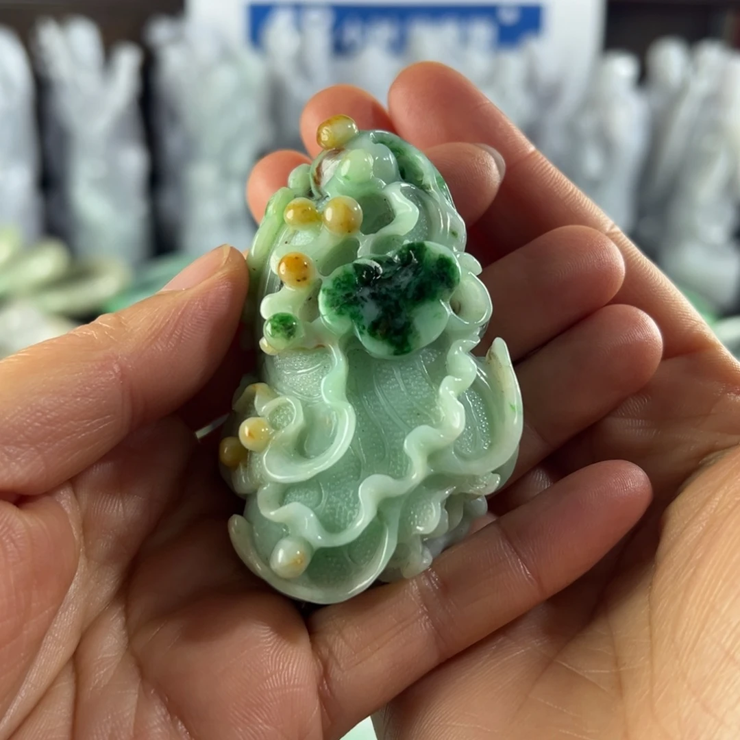 翡翠未镶嵌手镯天然翡翠挂件