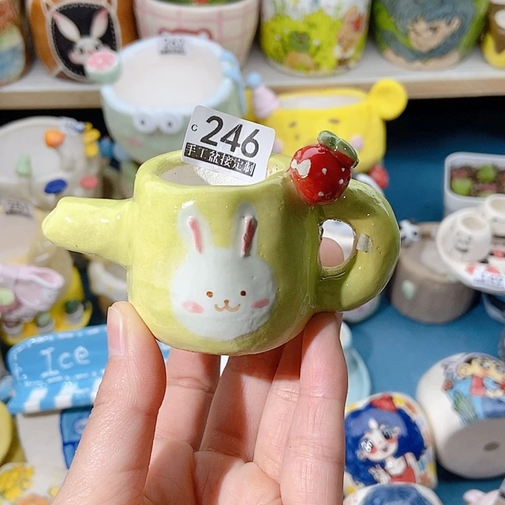 大舅手工手绘盆246