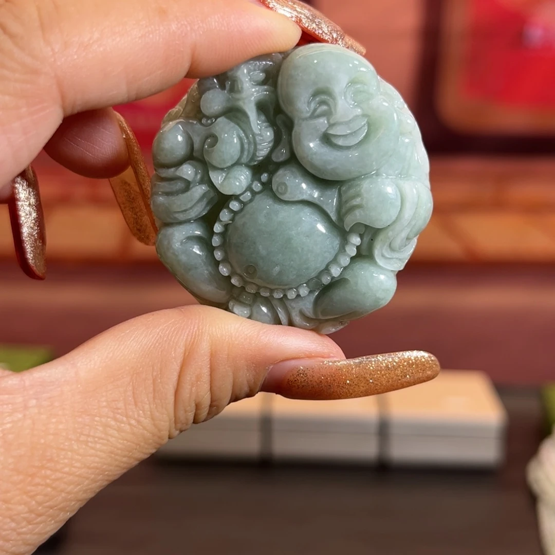 翡翠未镶嵌挂件翡翠