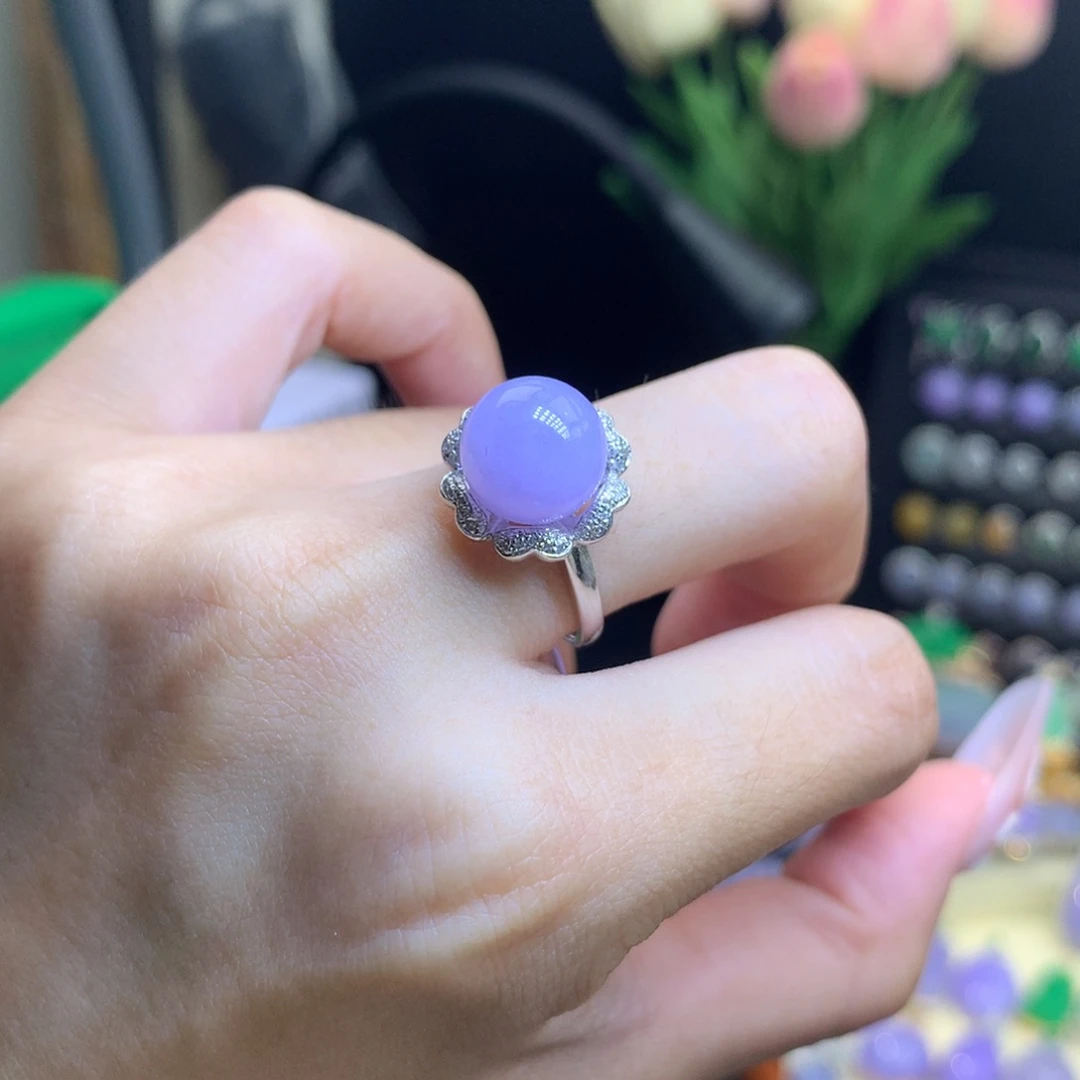 翡翠18K金镶嵌颈饰天然