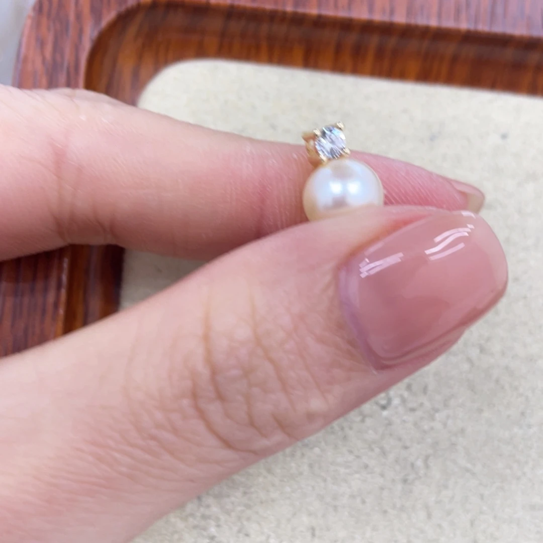 海水珍珠颈饰银S925镶嵌