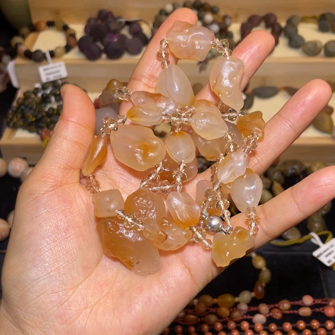 玛瑙/玉髓未镶嵌手链