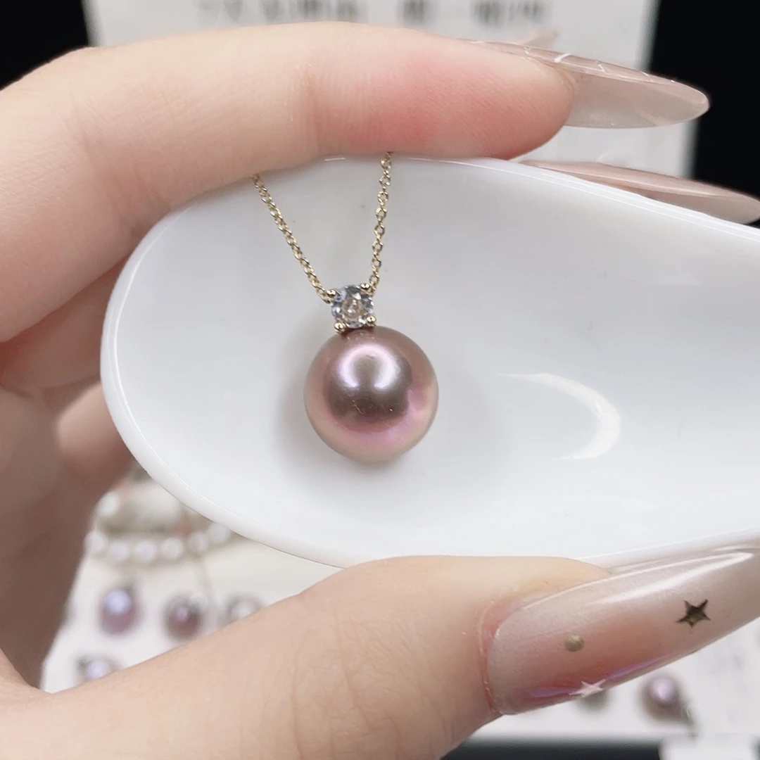 淡水珍珠吊坠(赠链)合金