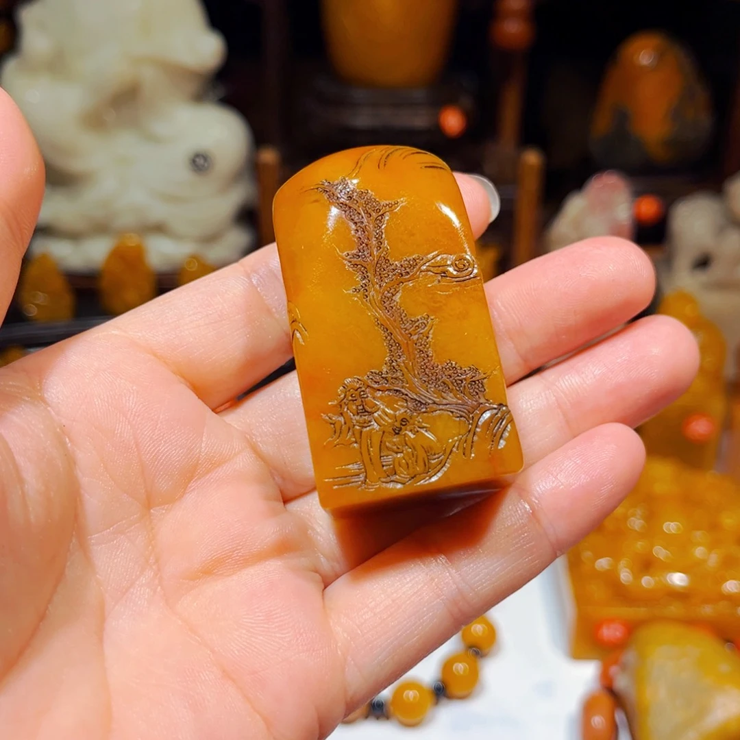 田黄石T****g石雕石雕石雕