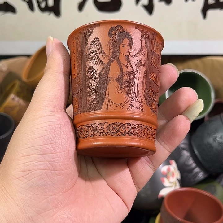 茶杯紫砂全手工紫砂主人杯