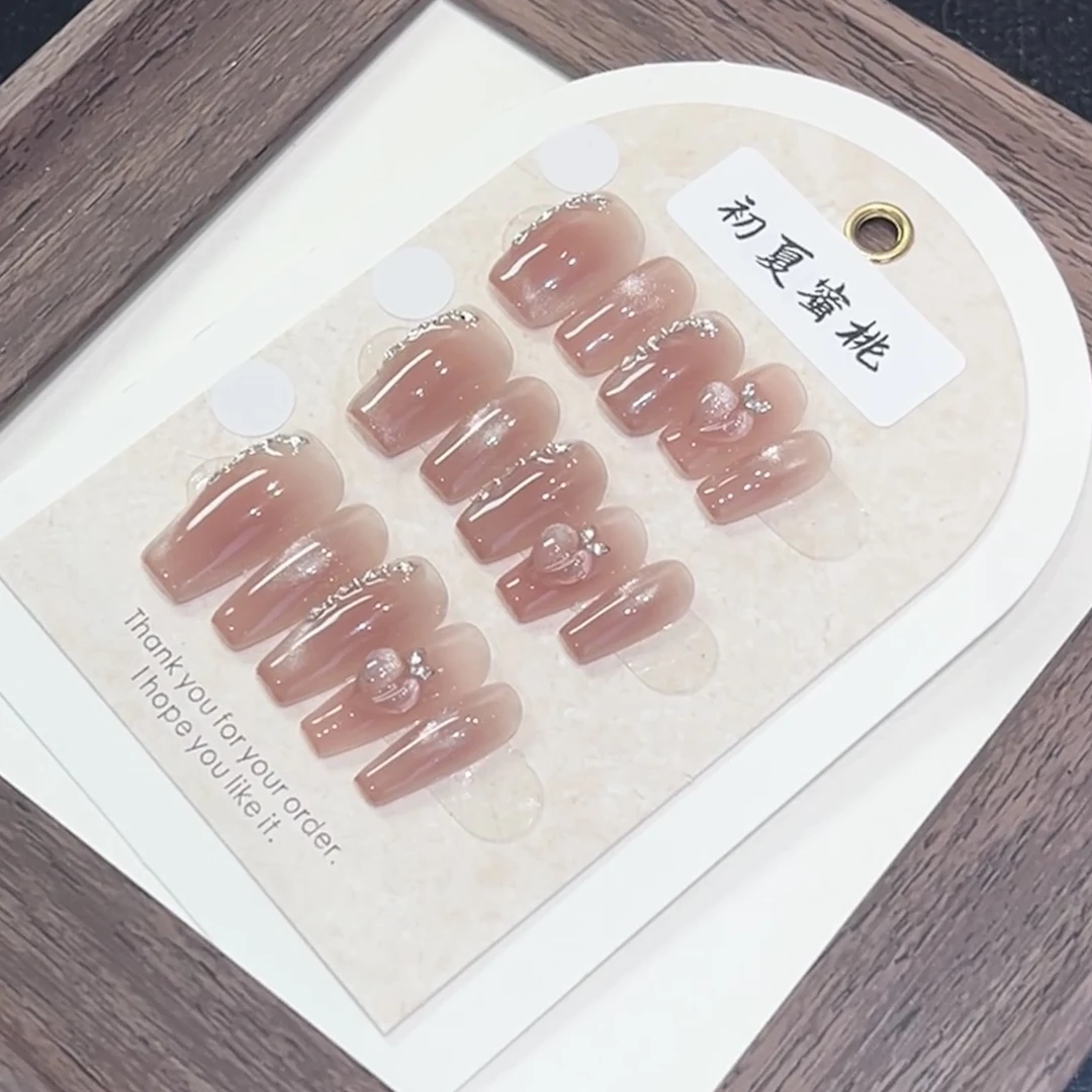 初夏蜜桃-2025纯手工穿戴甲